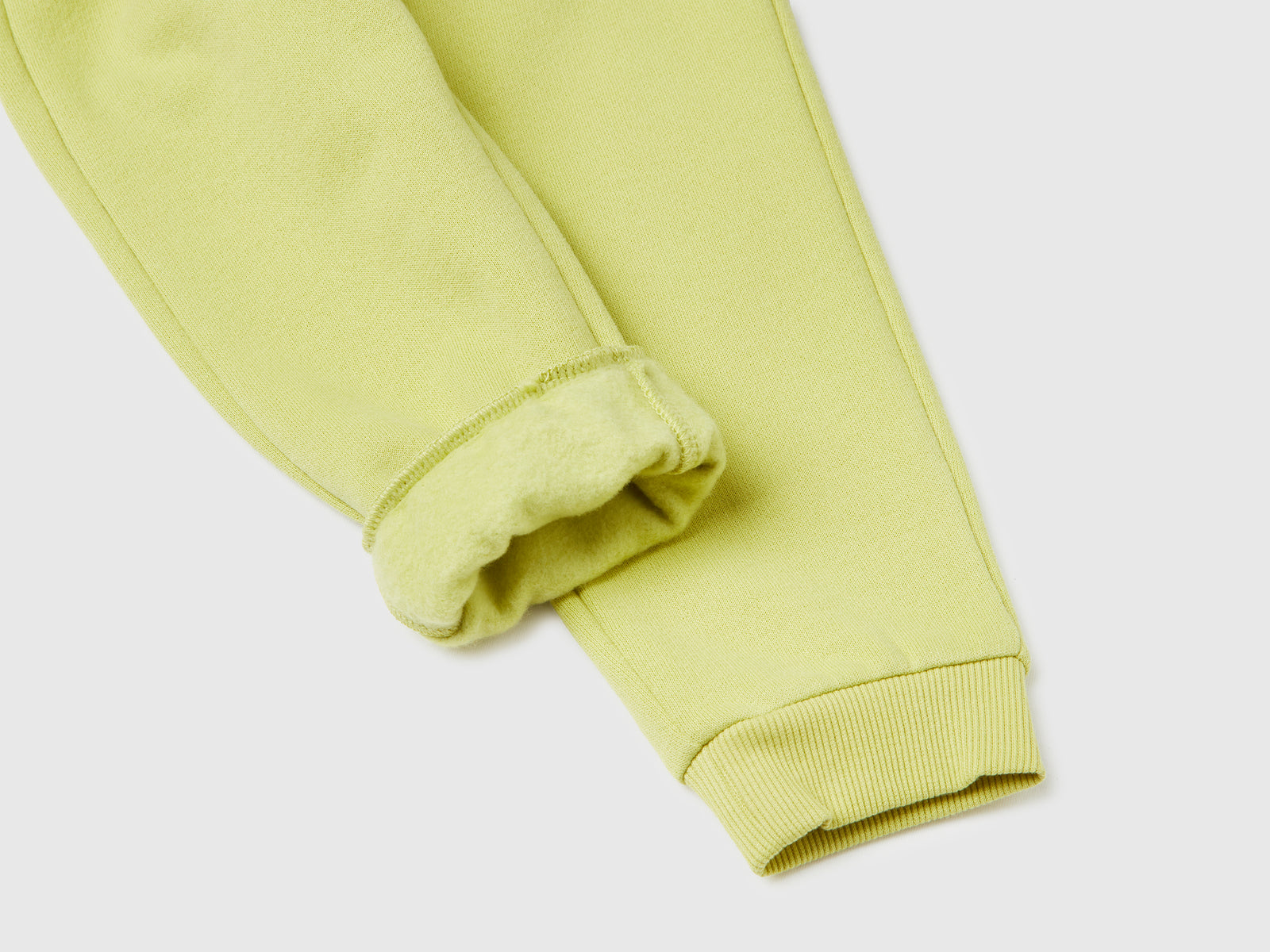 Joggers in calda felpa da bimbo giallo 3 | Benetton Outlet