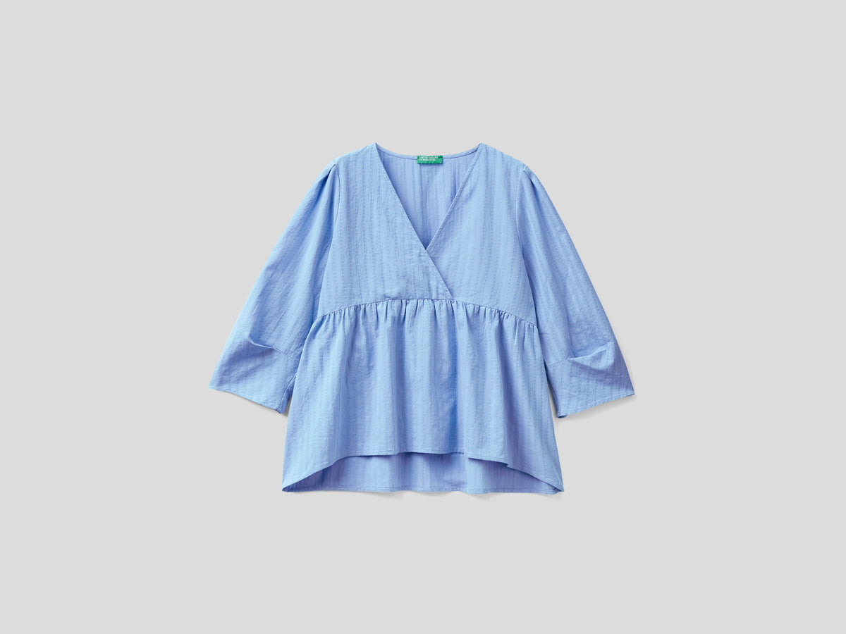 Camicia effetto stropicciato