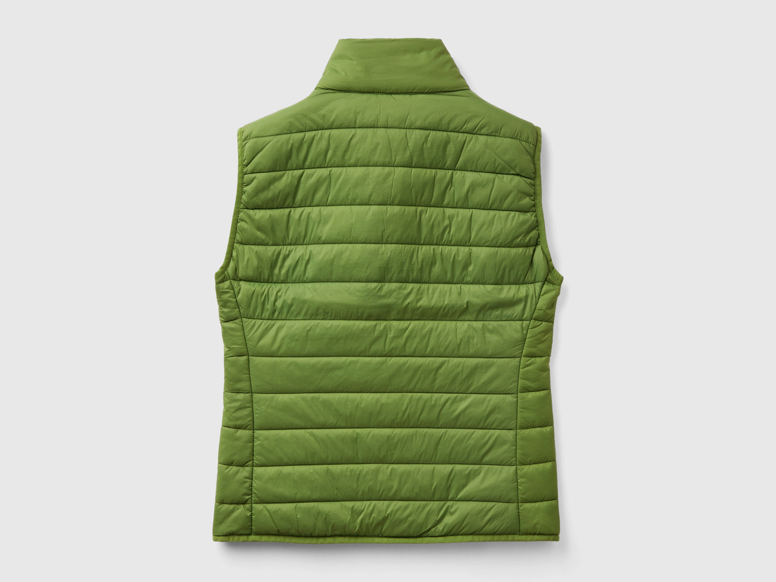 Chaqueta acolchada sin mangas da donna verde militare 2 | Benetton Outlet
