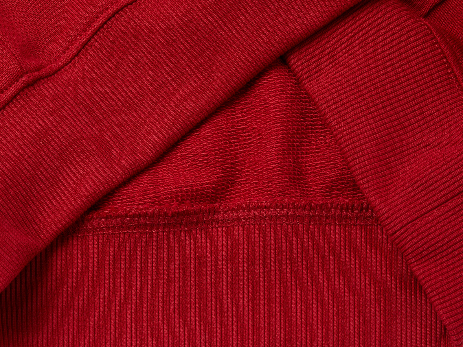 Felpa con stampa e cappuccio da bambino rosso 3 | Benetton Outlet