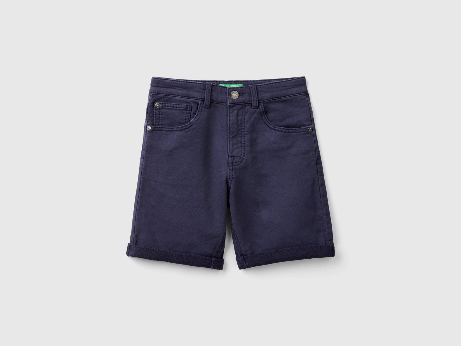 Bermuda slim fit da bambino blu scuro | Benetton Outlet