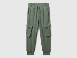 Joggers cargo in felpa