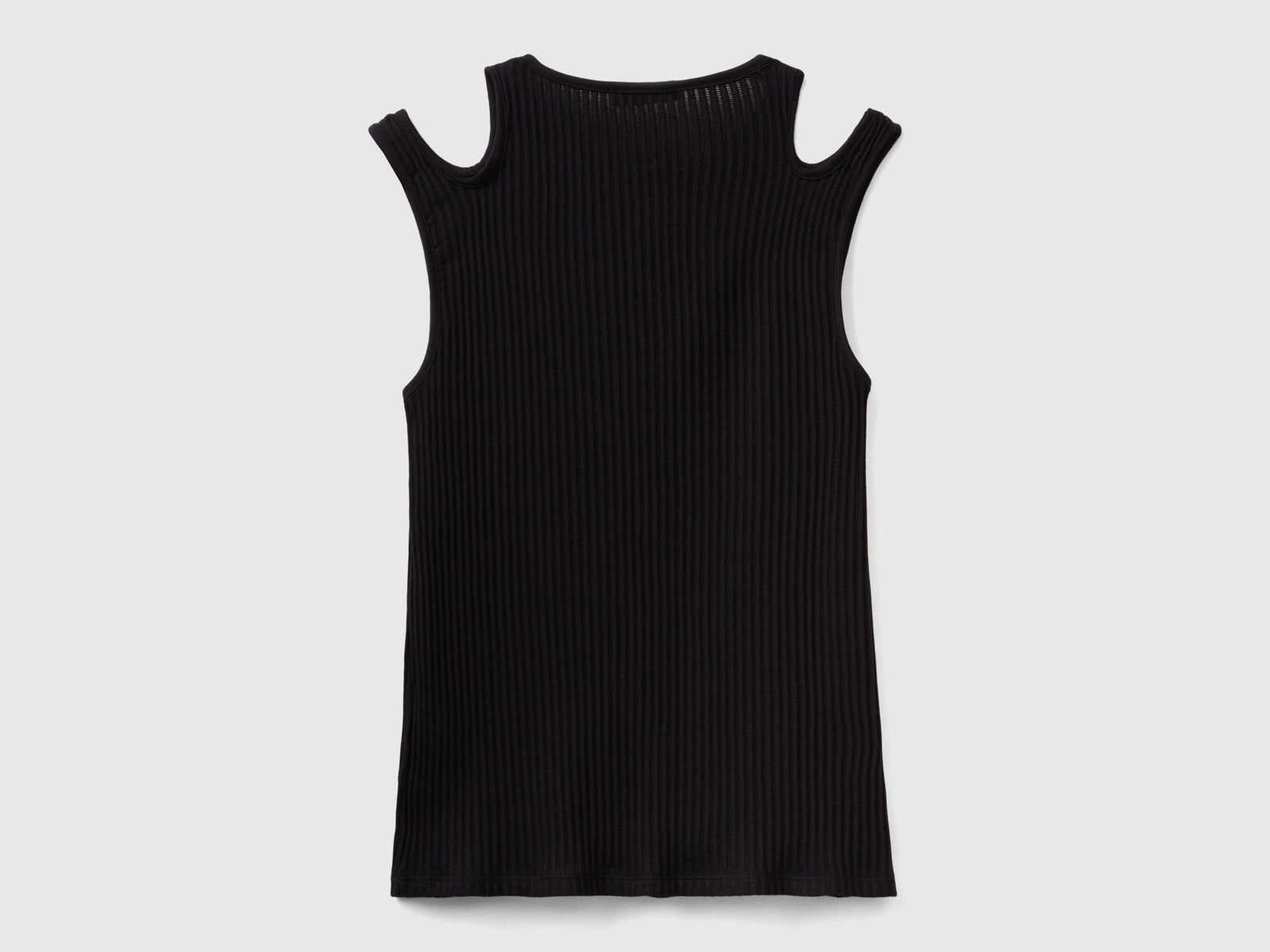 Canotta cut out slim fit da donna nero 2 | Benetton Outlet