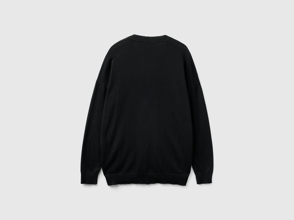 Cardigan in misto cotone e Modal