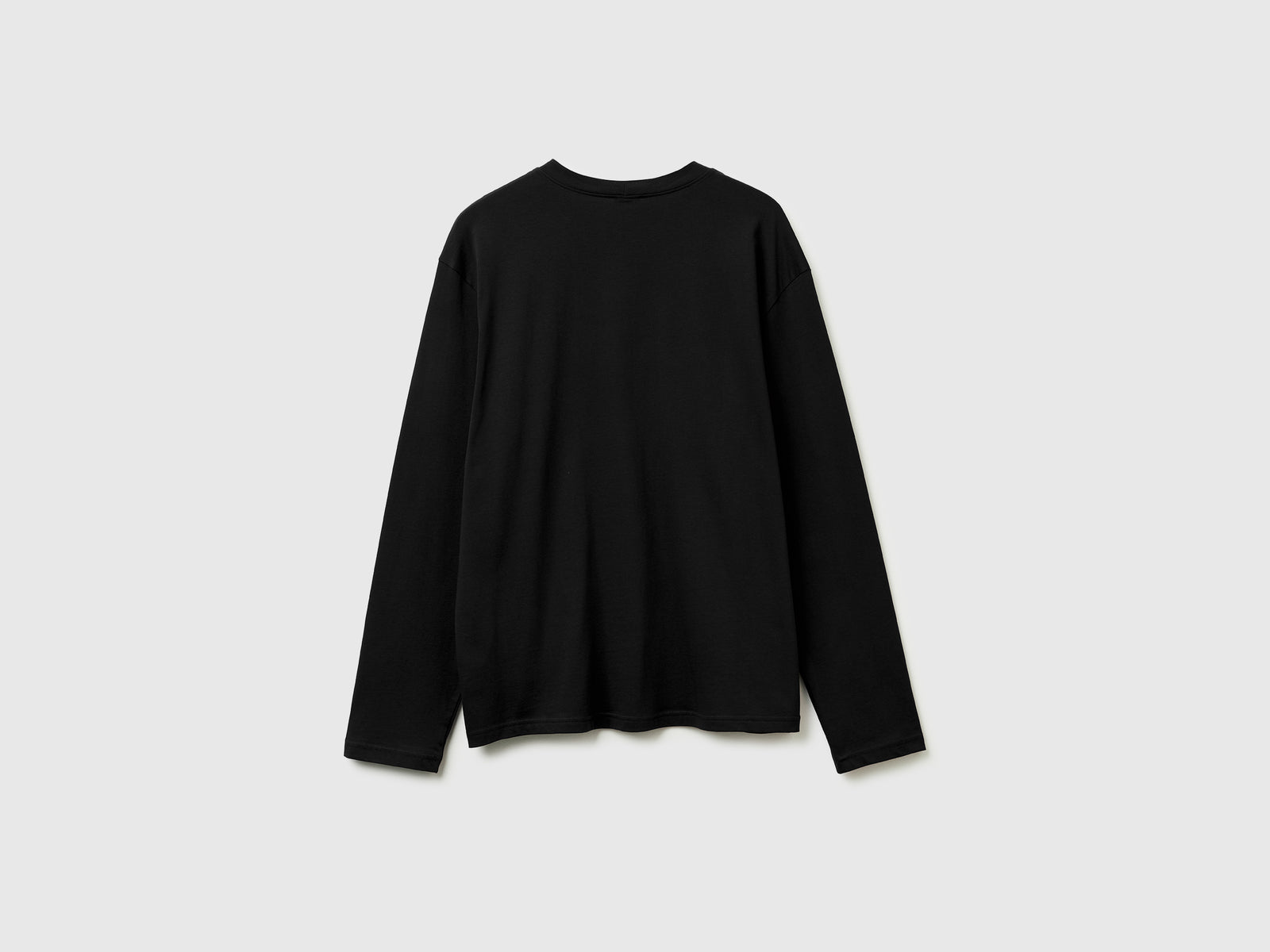 T-shirt con stampa logo da uomo nero 2 | Benetton Outlet