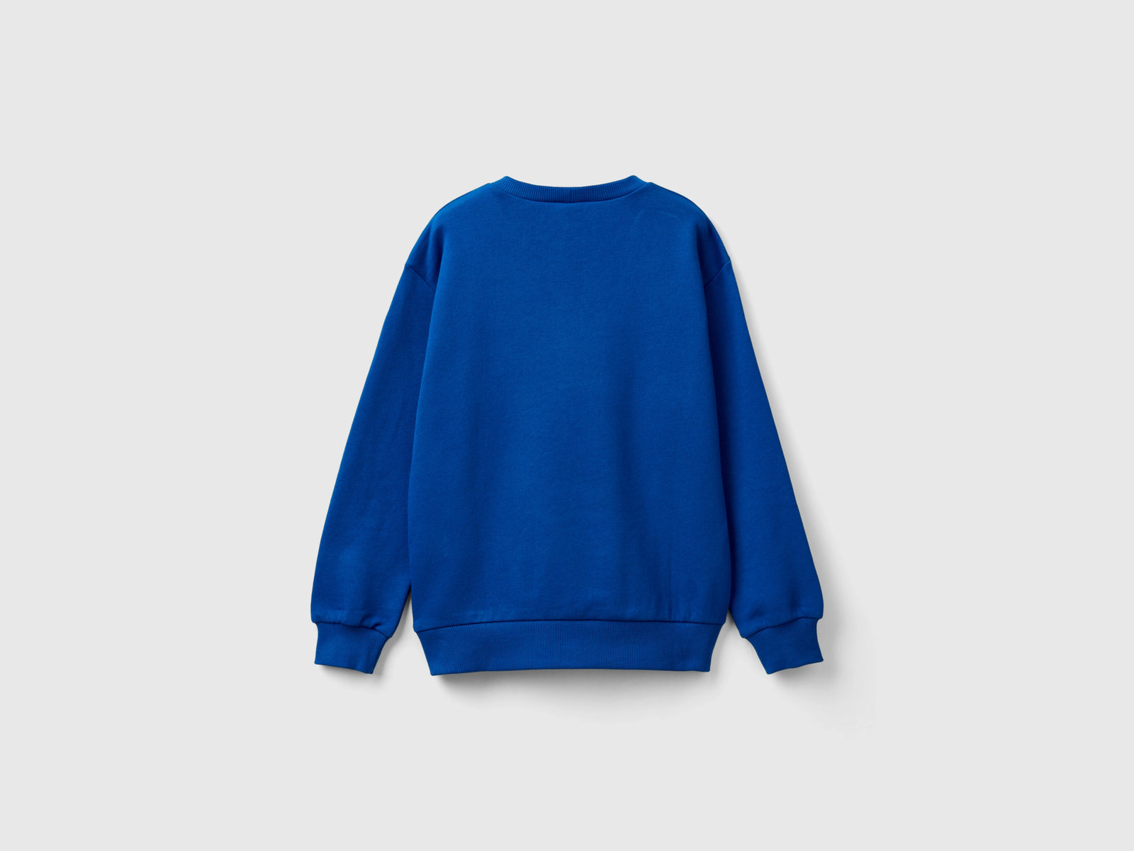 Felpa con stampa logo da bambino bluette 2 | Benetton Outlet