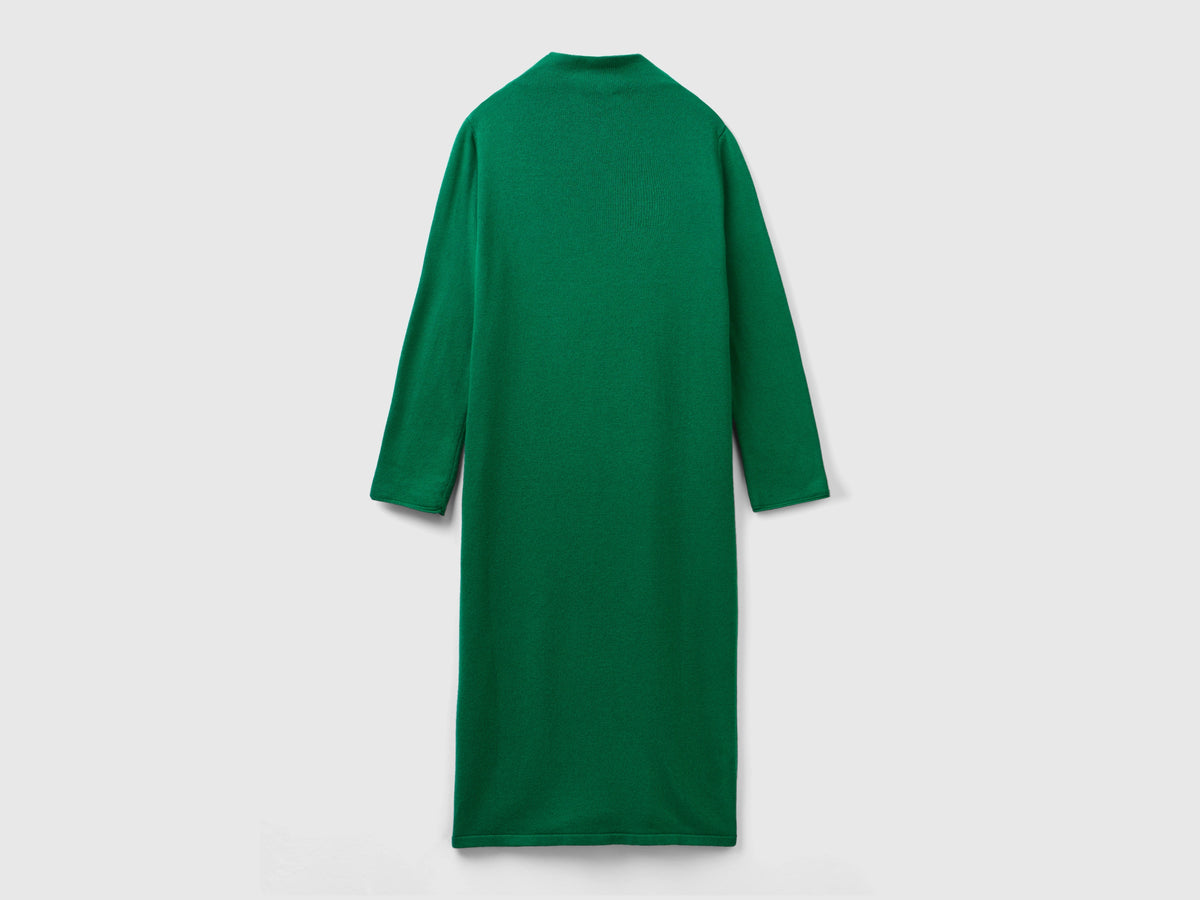 Vestito midi in misto cashmere