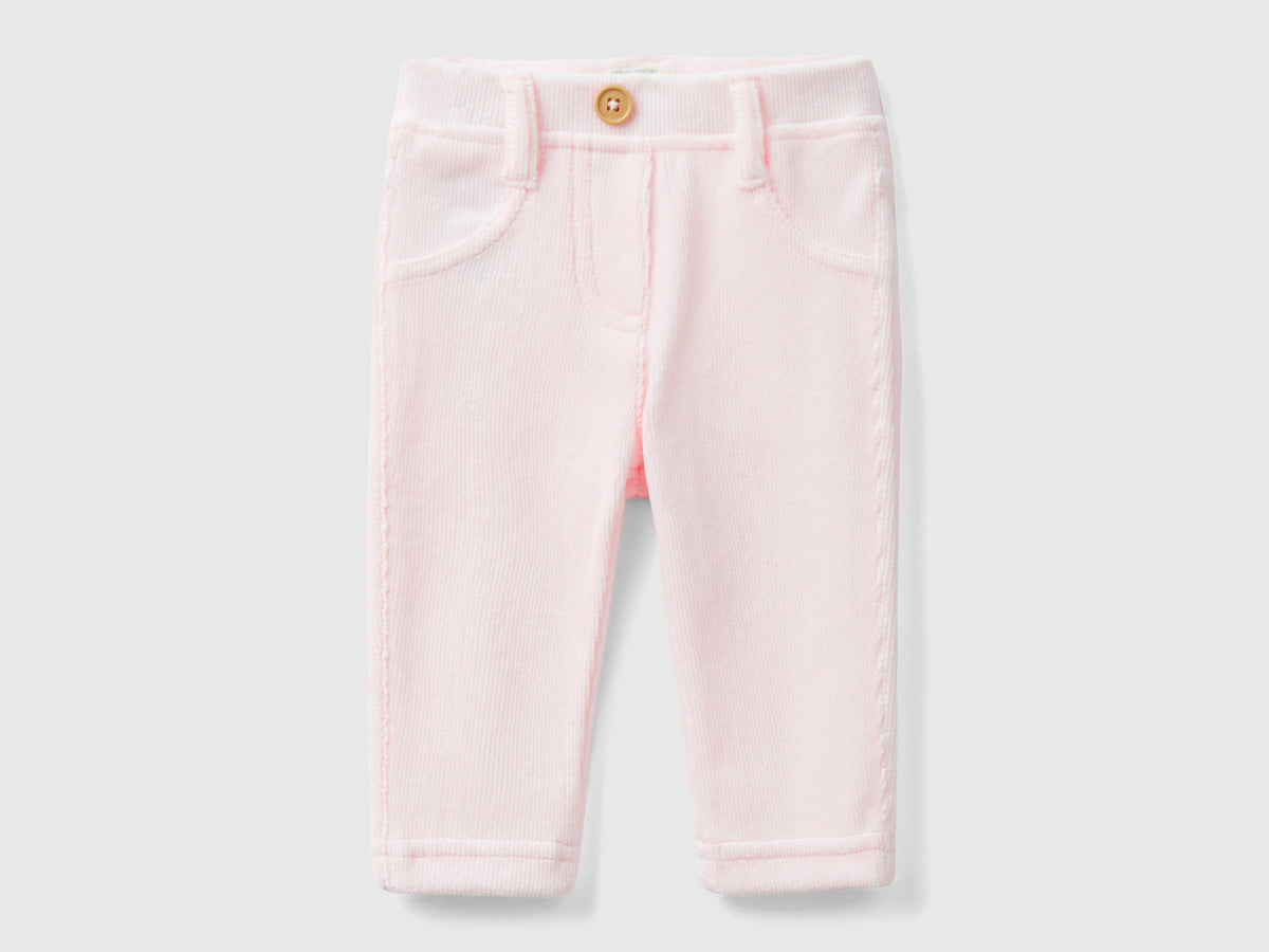 Pantaloni in ciniglia stretch