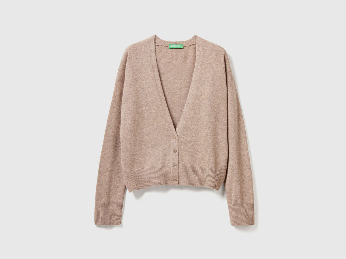 Cardigan in misto cashmere