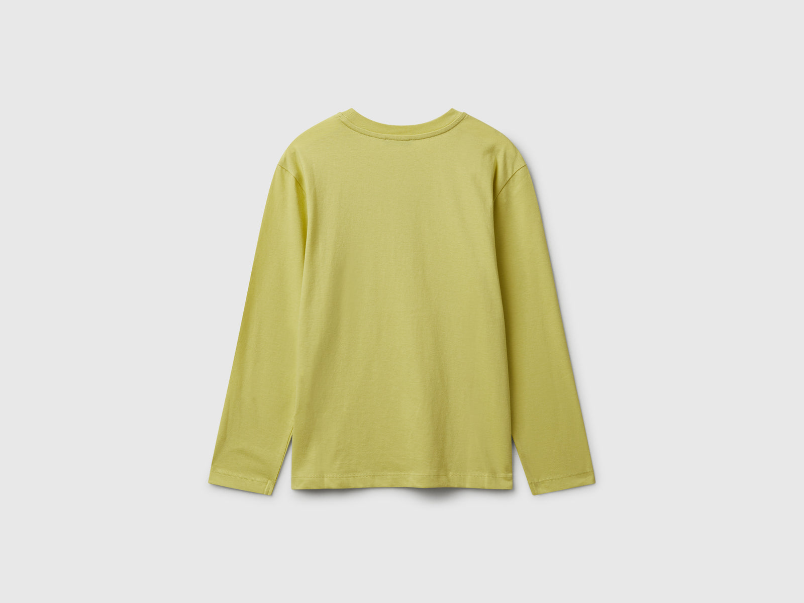 T-shirt in cotone da bambino giallo 2 | Benetton Outlet