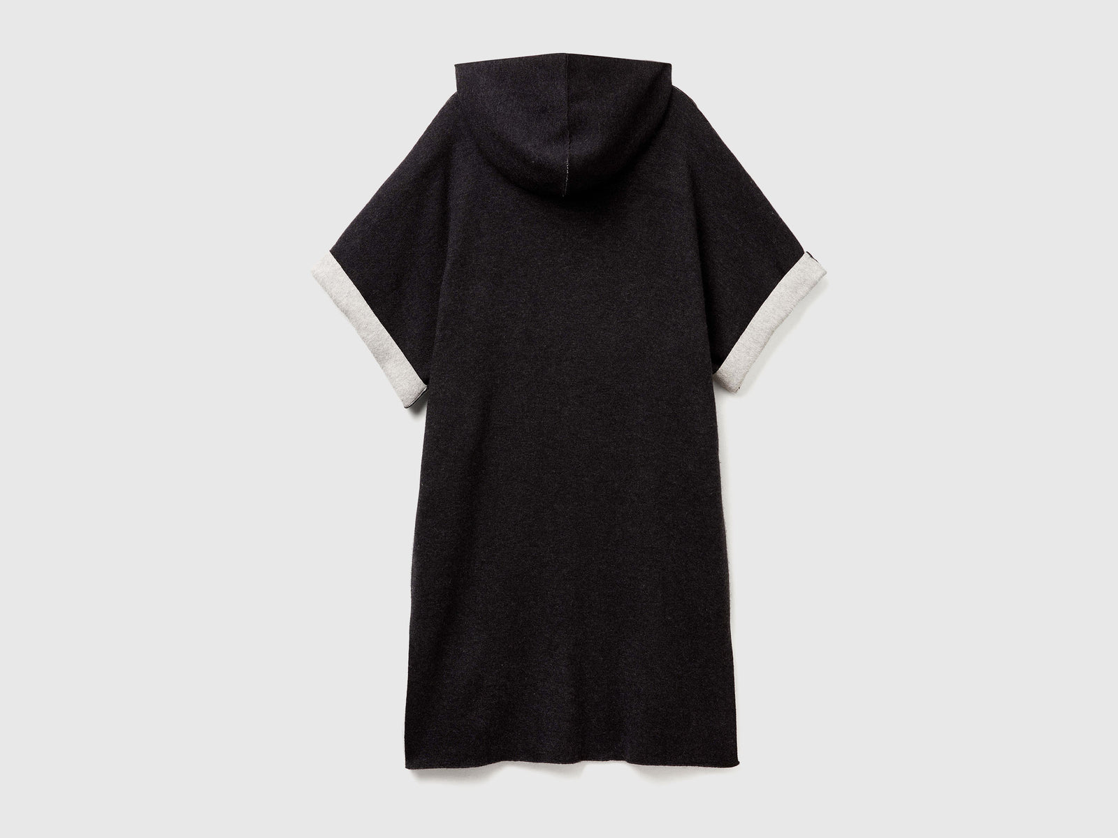 Cappotto aperto reversibile da donna grigio scuro 2 | Benetton Outlet