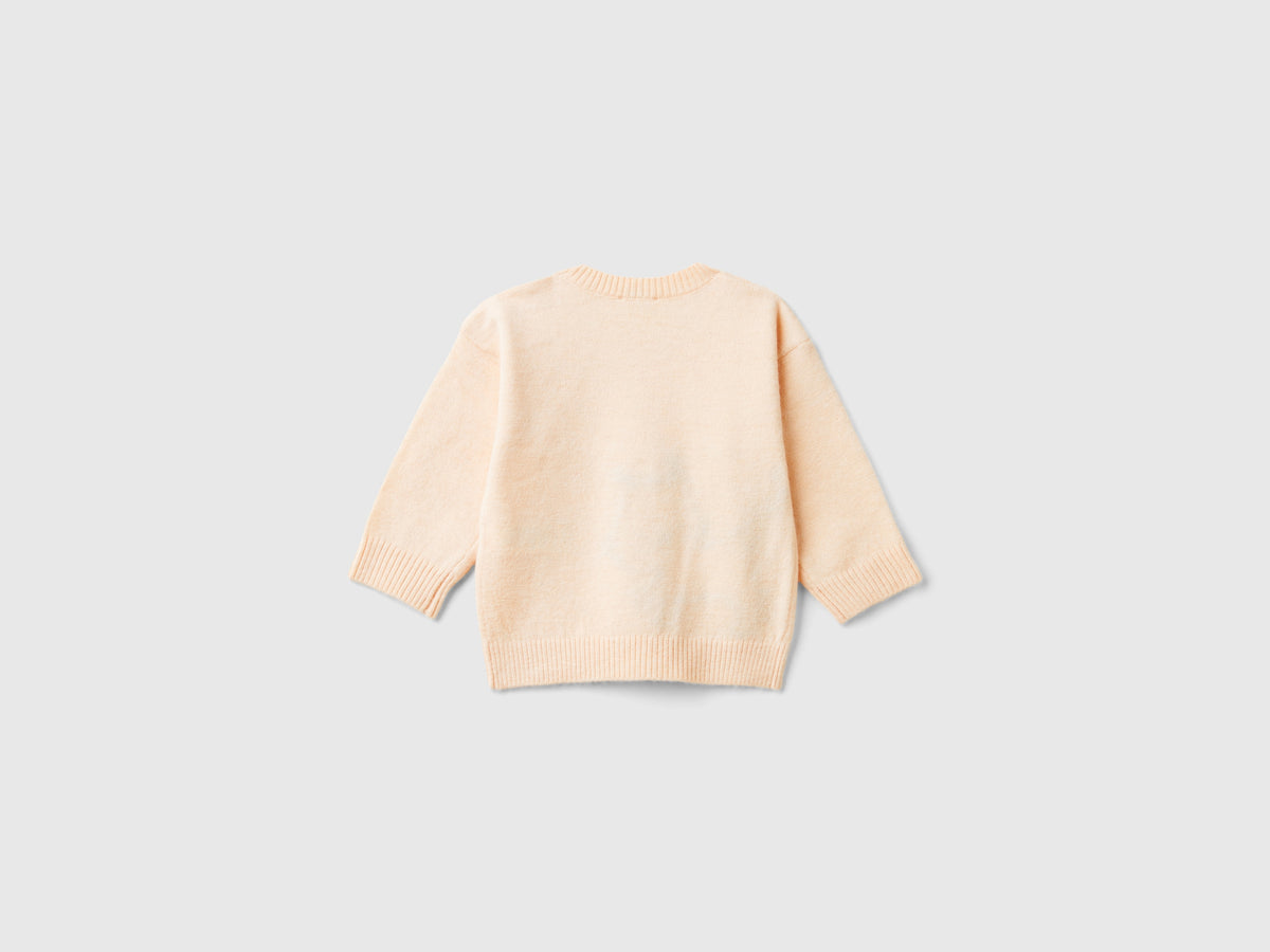 Maglia con ricamo gatto