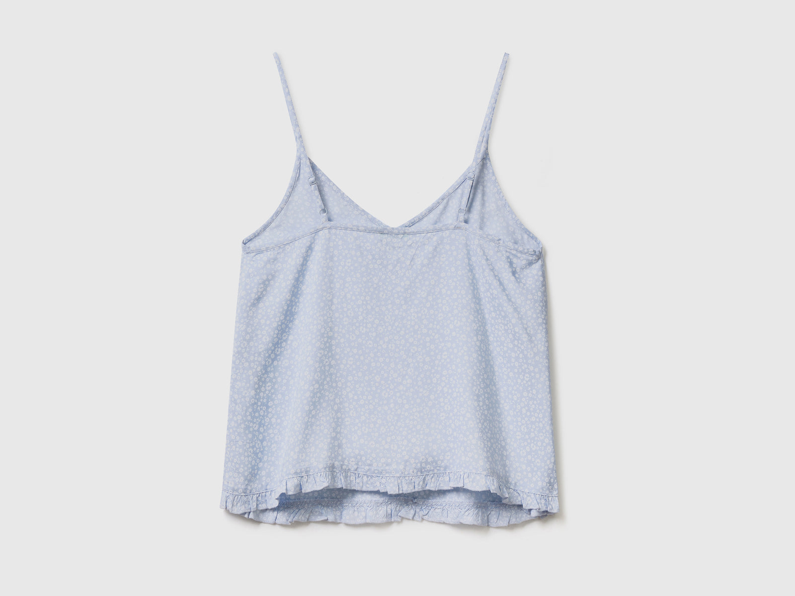 Top da pigiama realizzato in morbido e fluido Modal® da donna celeste 2 | Benetton Outlet