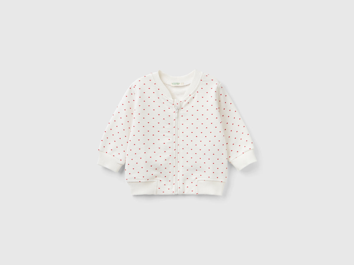 Felpa fantasia con zip