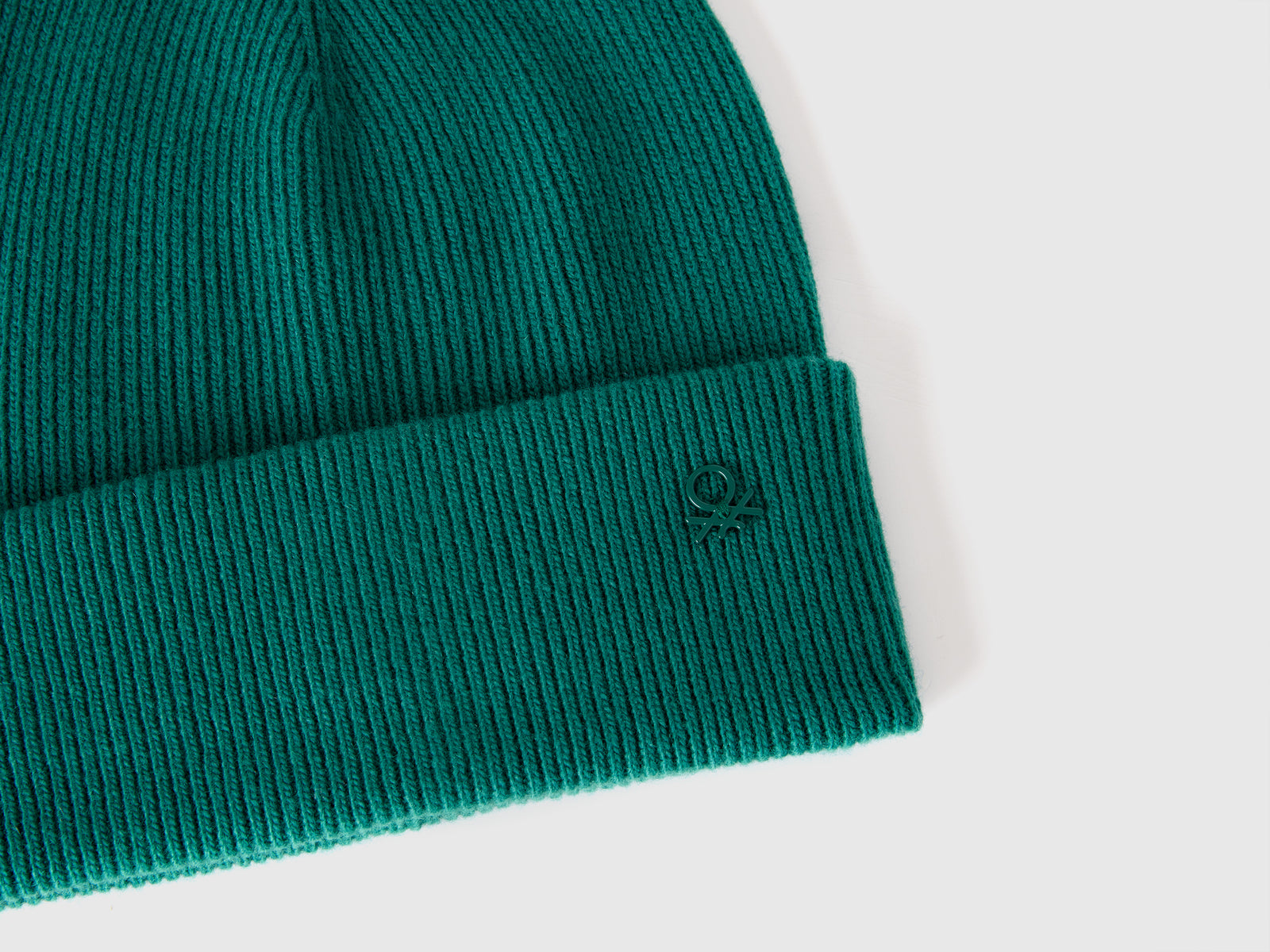 Berretto in misto lana da bambino verde scuro 3 | Benetton Outlet