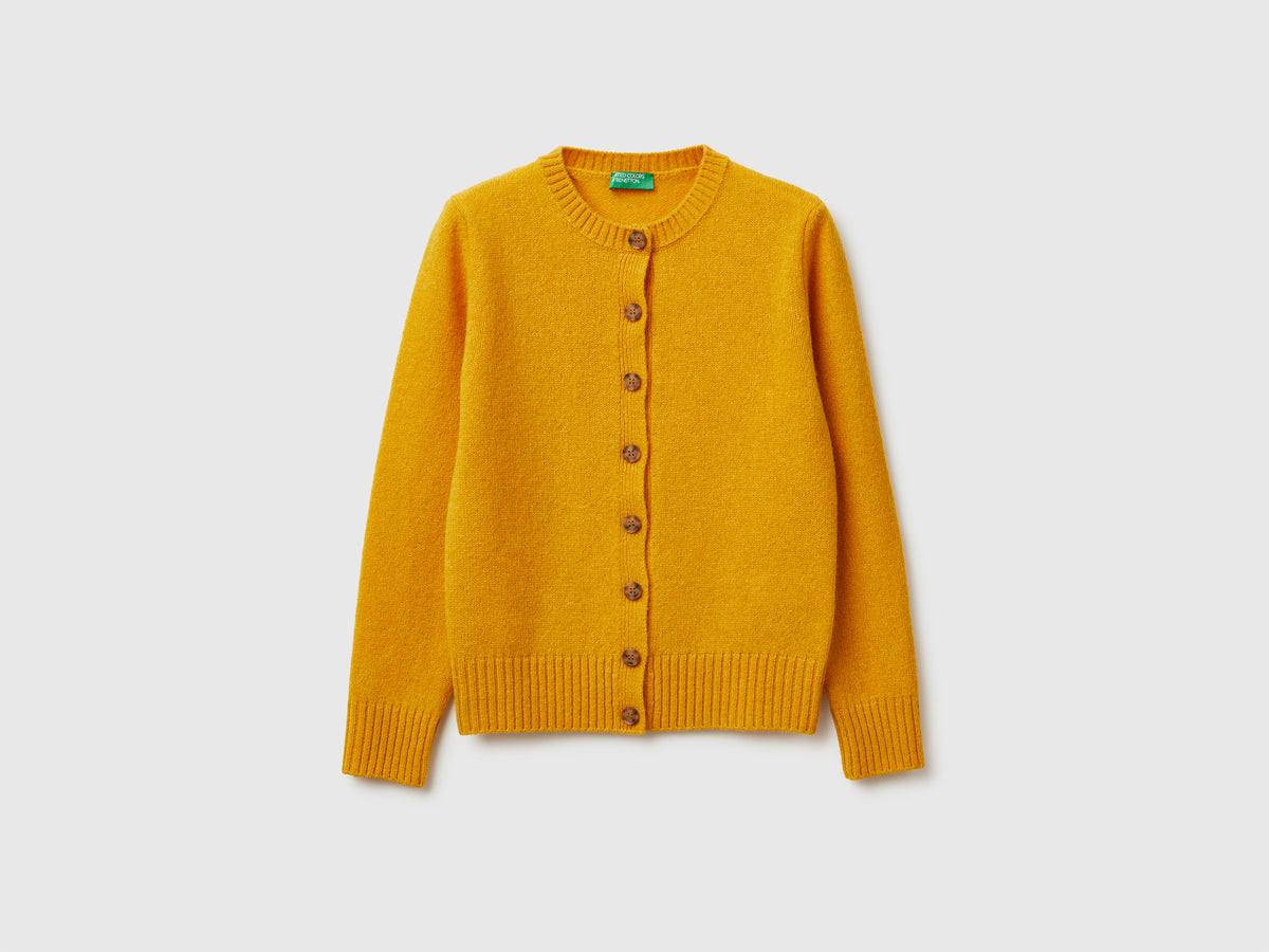 Cardigan in pura lana Shetland