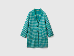 Cappotto reversibile a quadri