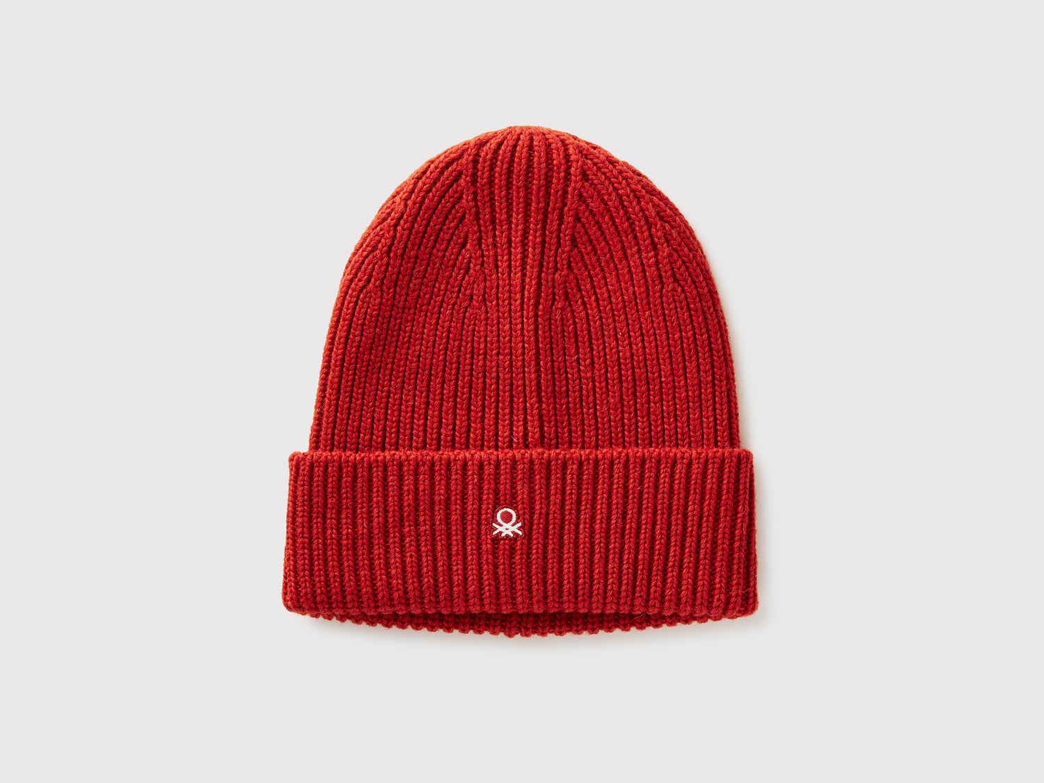 Cappello in misto lana da uomo rosso | Benetton Outlet