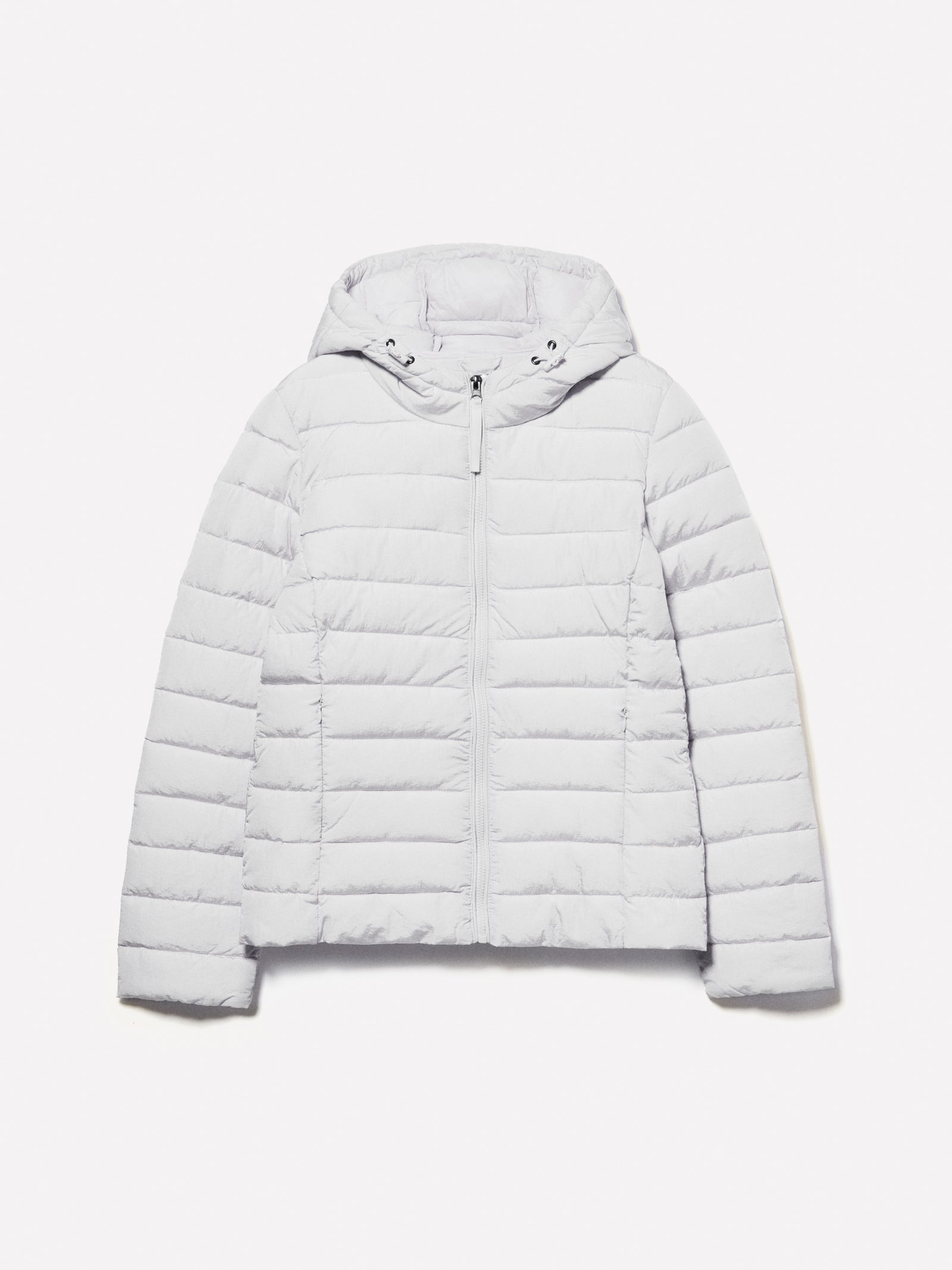 Chaqueta acolchada con capucha da donna beige | Sisley Outlet