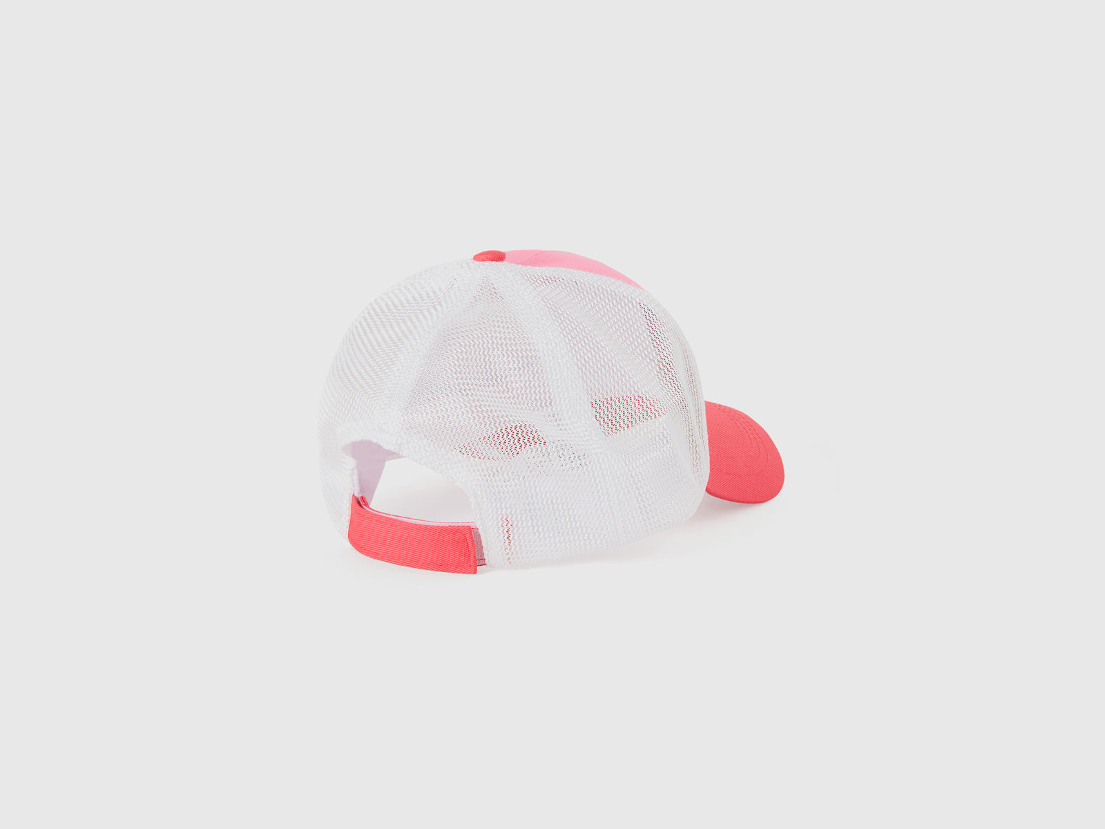 Cappello baseball in cotone e rete da bambino rosa 2 | Benetton Outlet
