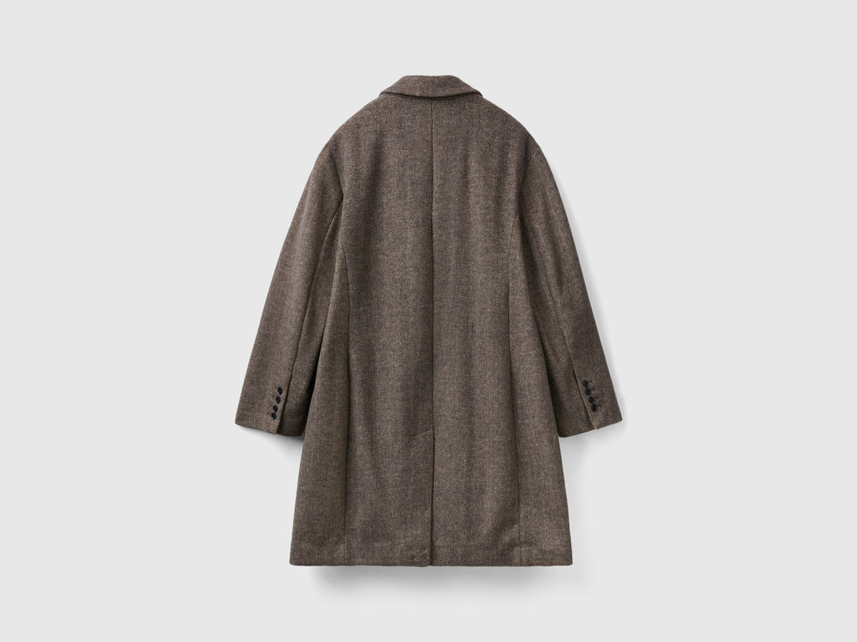 Cappotto corto in misto lana