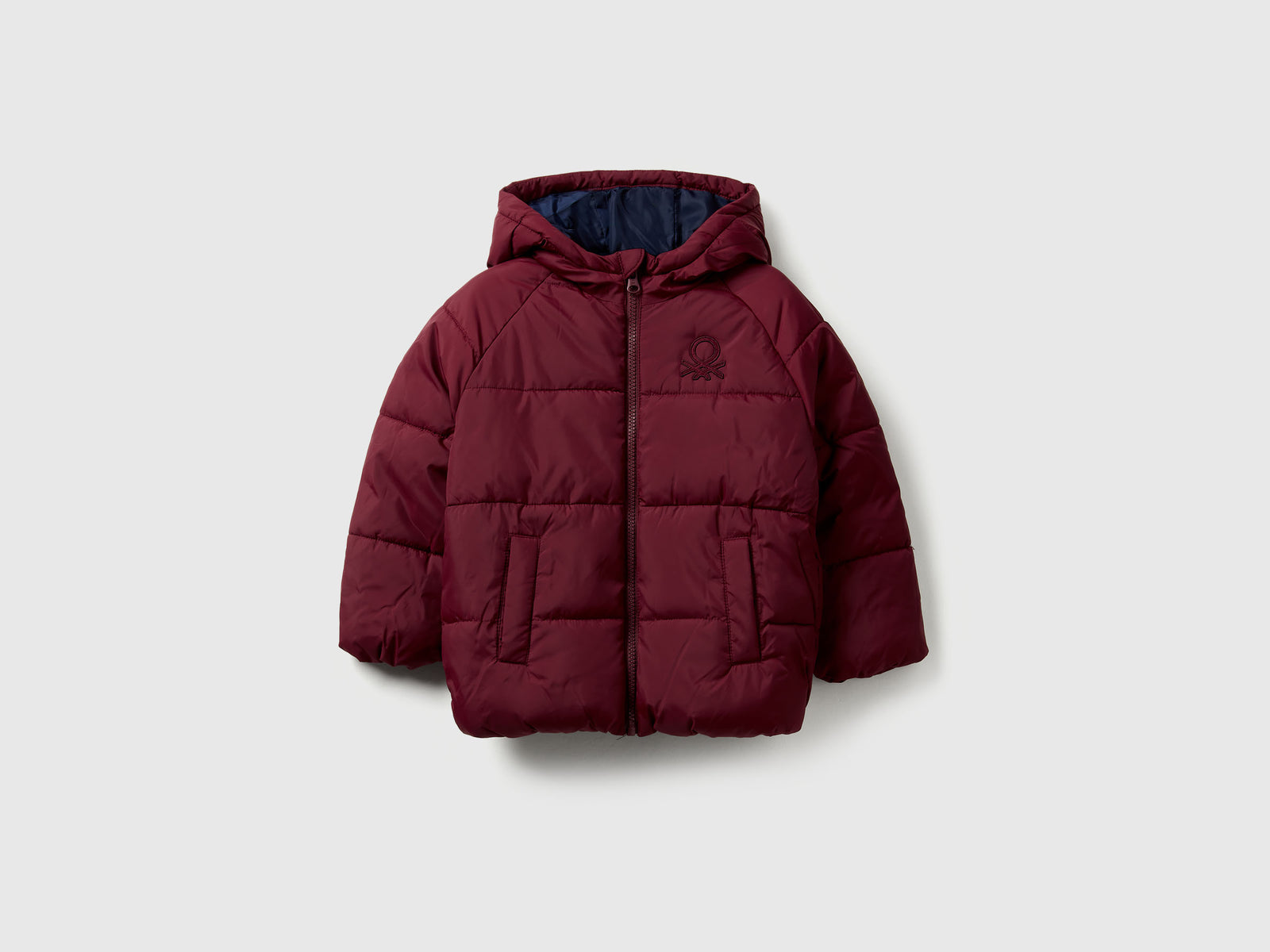Giubbino imbottito "Rain Defender" da bimbo bordeaux | Benetton Outlet