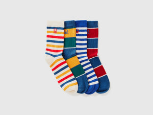 Four pairs of patterned socks