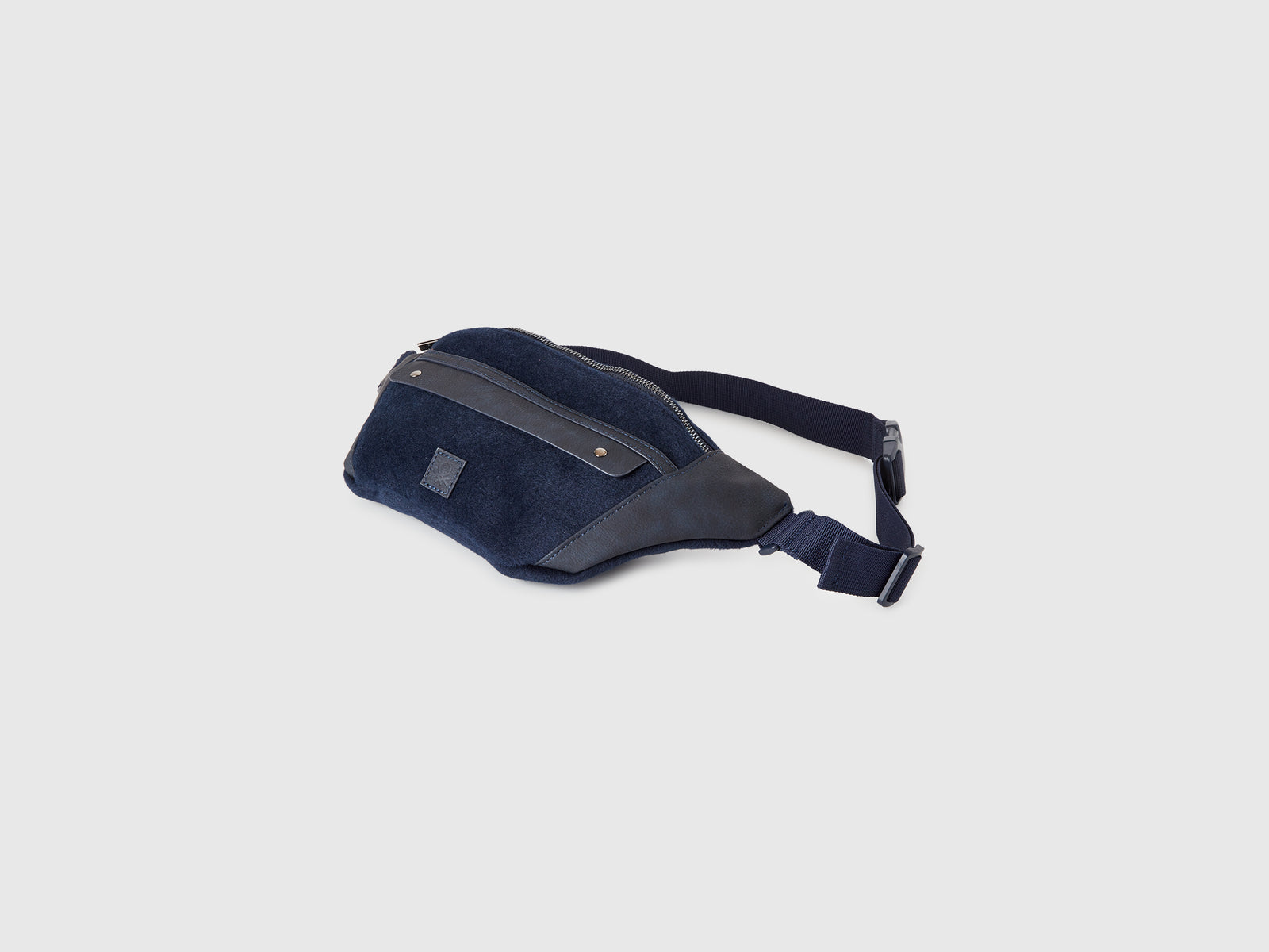Marsupio in tessuto spalmato da uomo blu scuro | Benetton Outlet