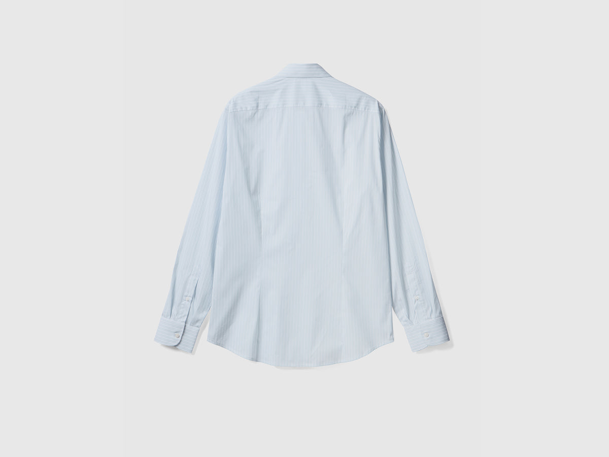 Camicia slim fit in misto cotone stretch