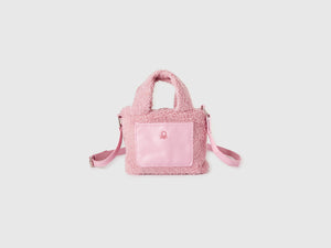 Borsa in pelliccetta sintetica