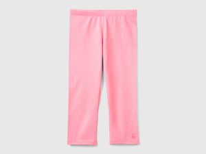 Leggings a 3/4 in cotone elasticizzato