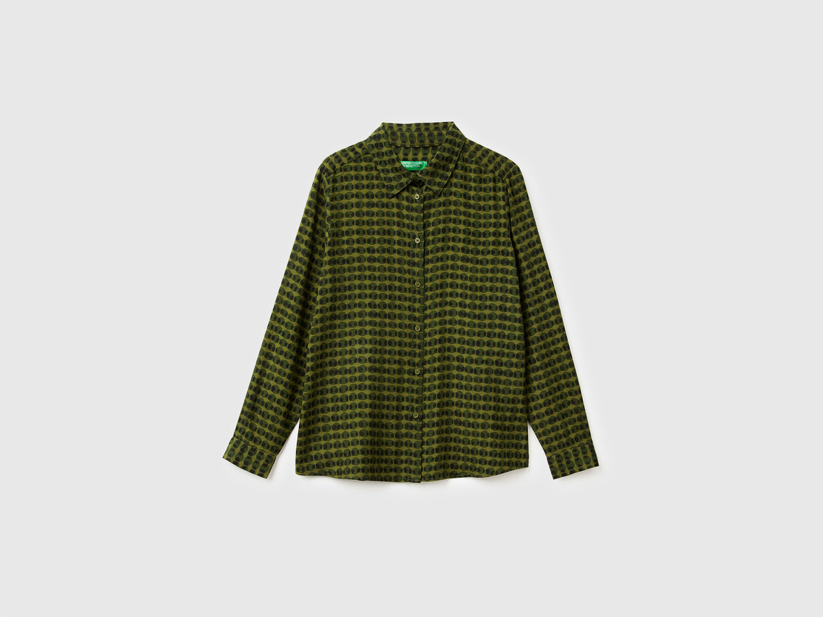 Camicia fantasia in viscosa
