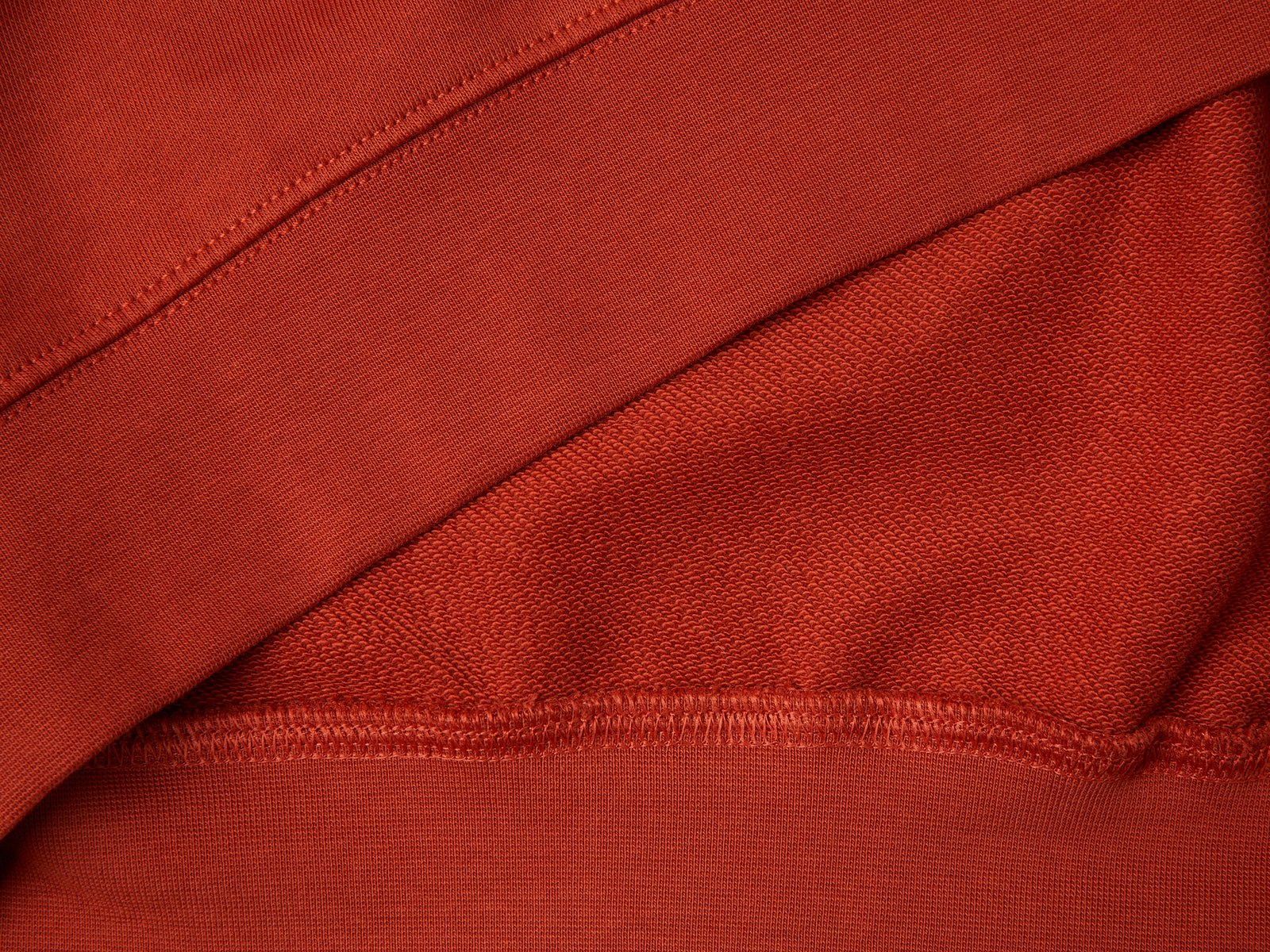 Felpa in cotone con cappuccio da uomo arancione 3 | Benetton Outlet