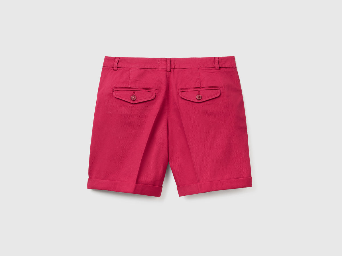 Bermuda in cotone stretch