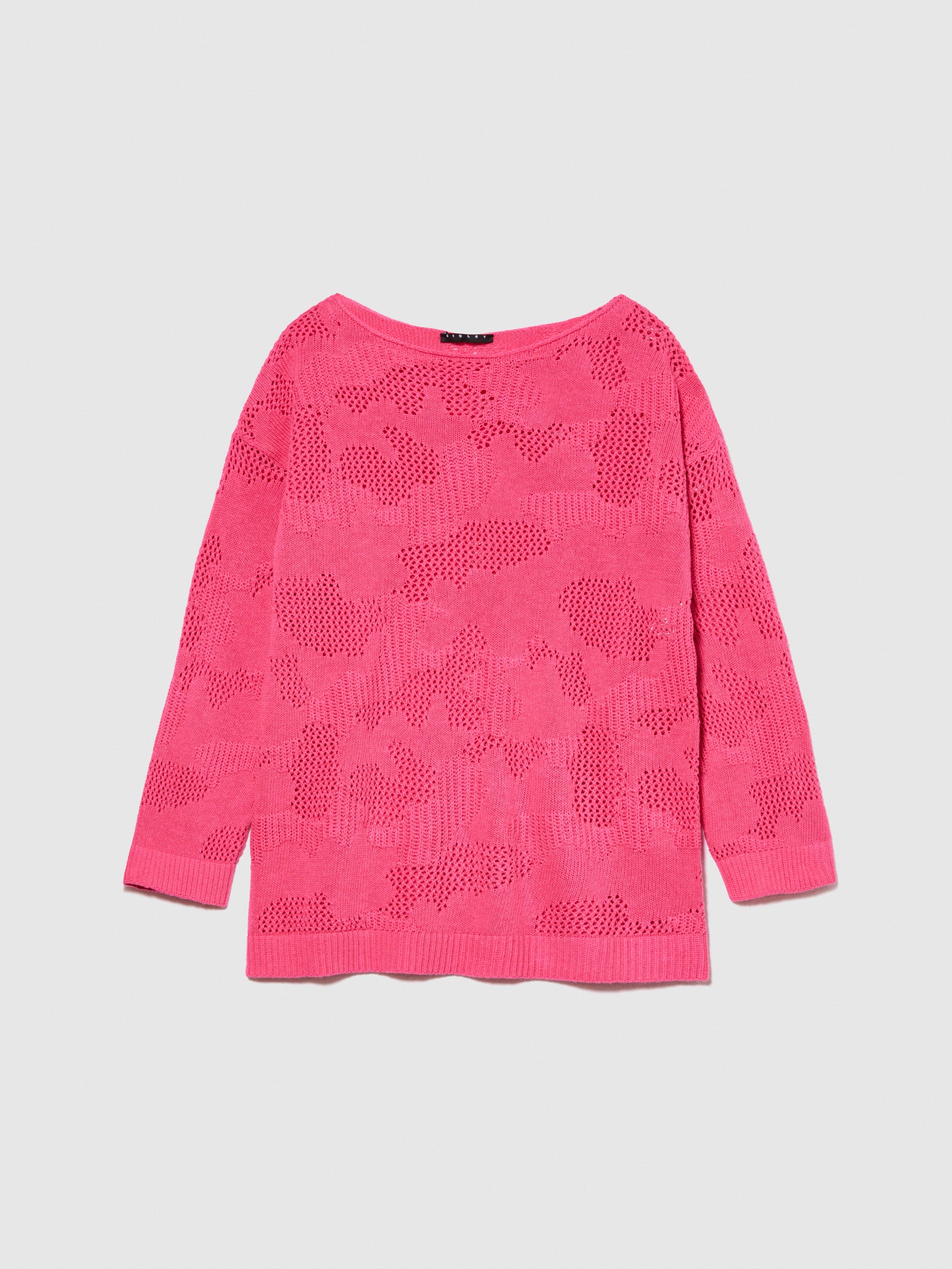 Maglia over da bambina rosa | Sisley young Outlet