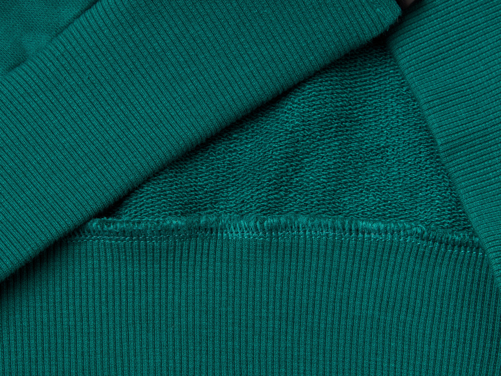 Felpa con zip e stampa slogan da bambino verde scuro 3 | Benetton Outlet