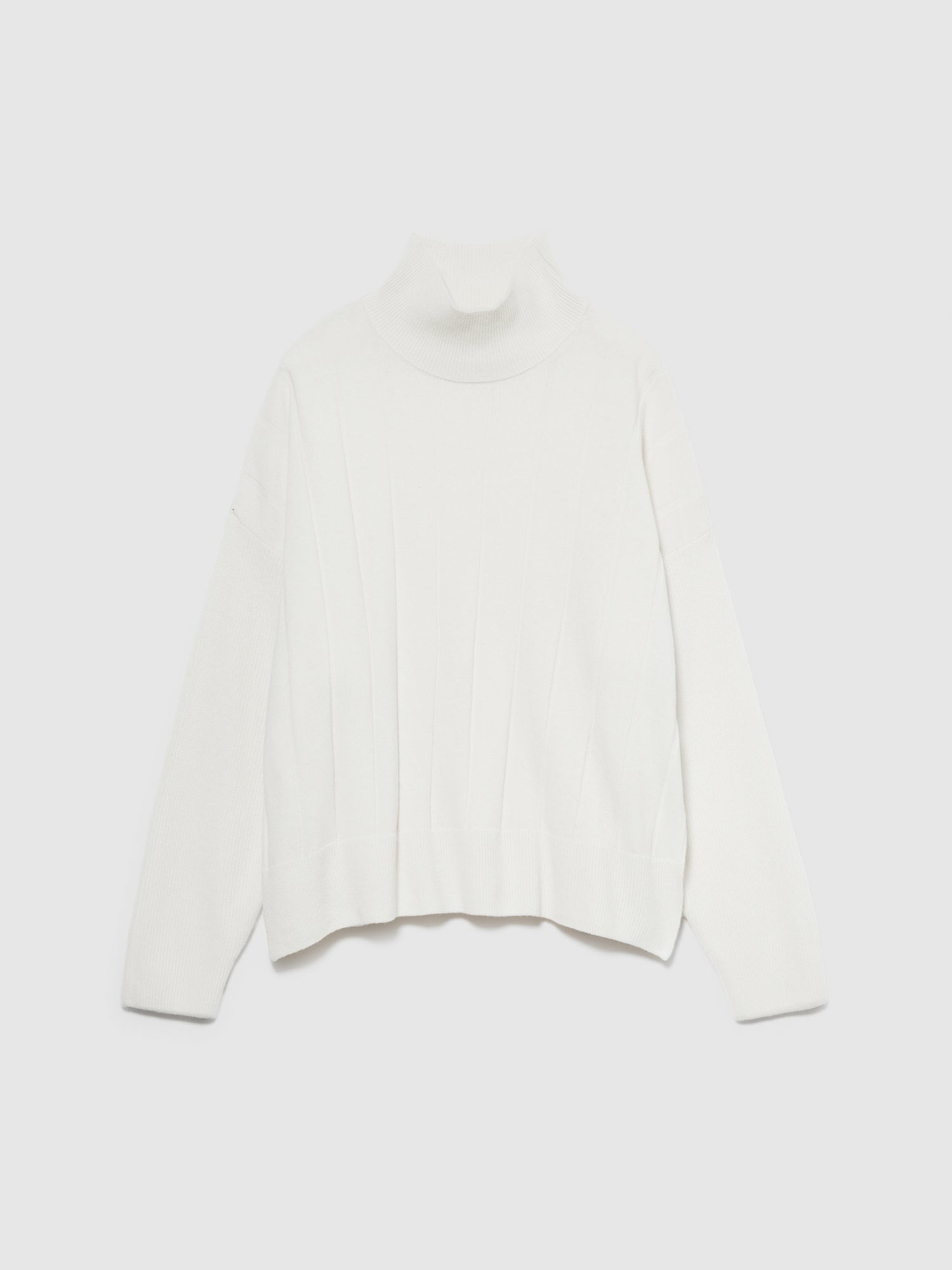 Maglia lupetto boxy fit da donna bianco panna | Sisley Outlet
