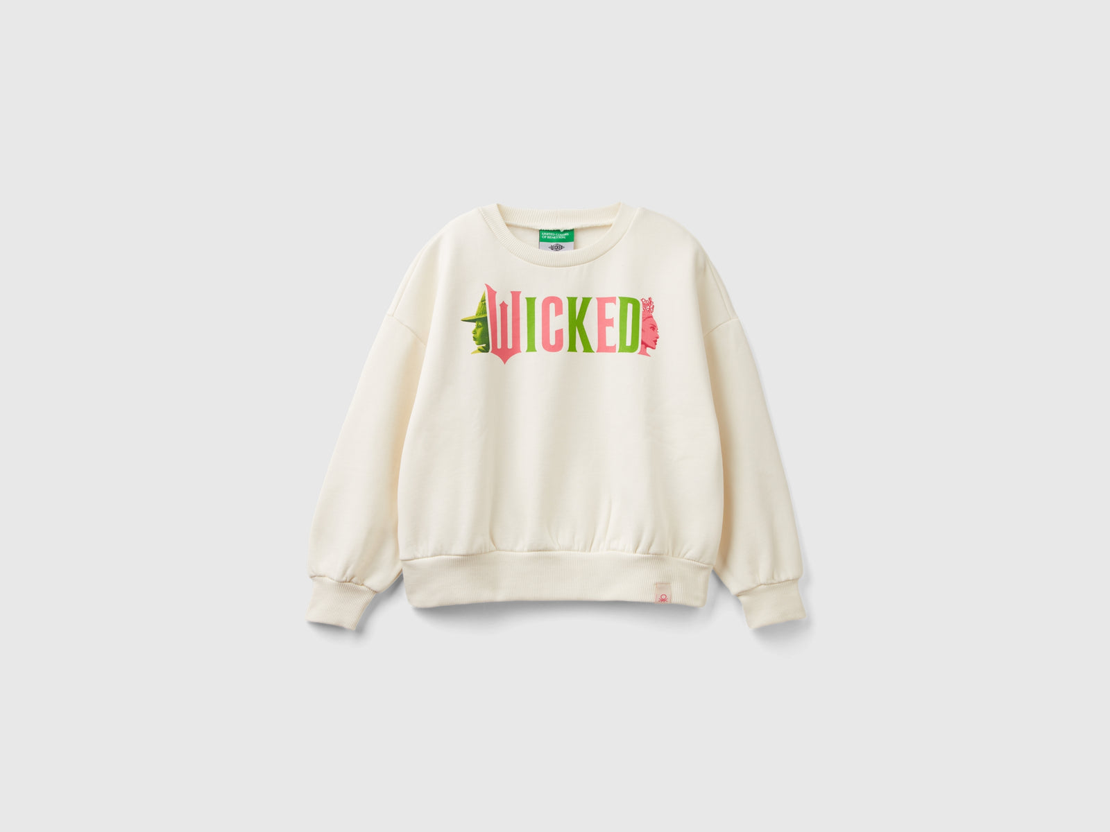 Sudadera Wicked ©Universal City Studios LLC da bambina bianco panna | Benetton Outlet