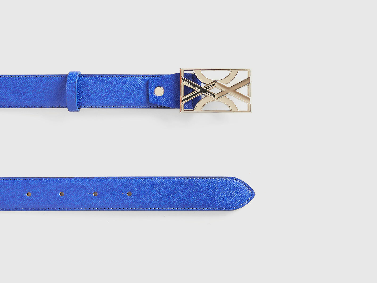 Cintura blu con fibbia logata da donna bluette 2 | Benetton Outlet