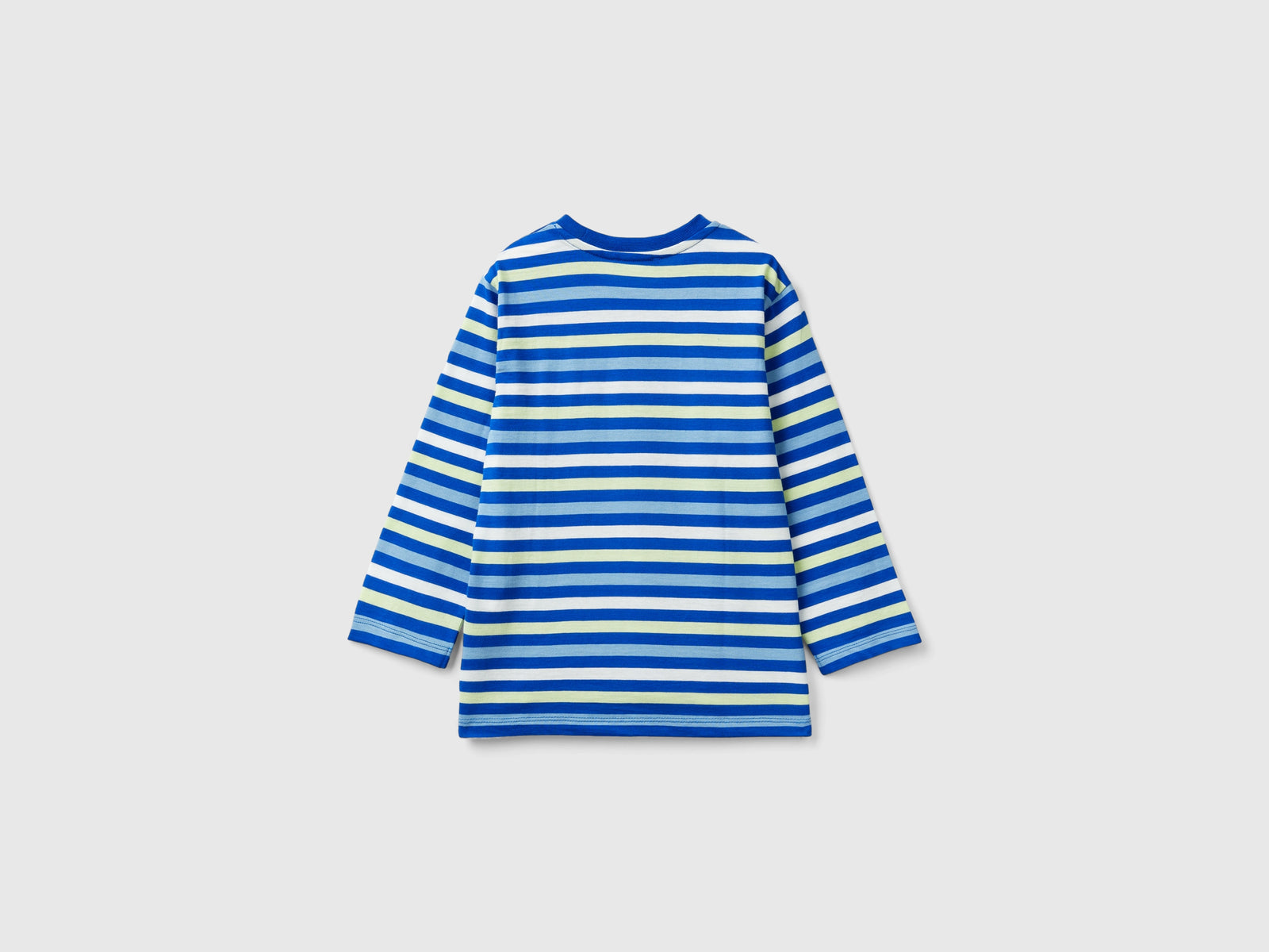 T-shirt a righe 100% cotone da bimbo multi-color 2 | Benetton Outlet