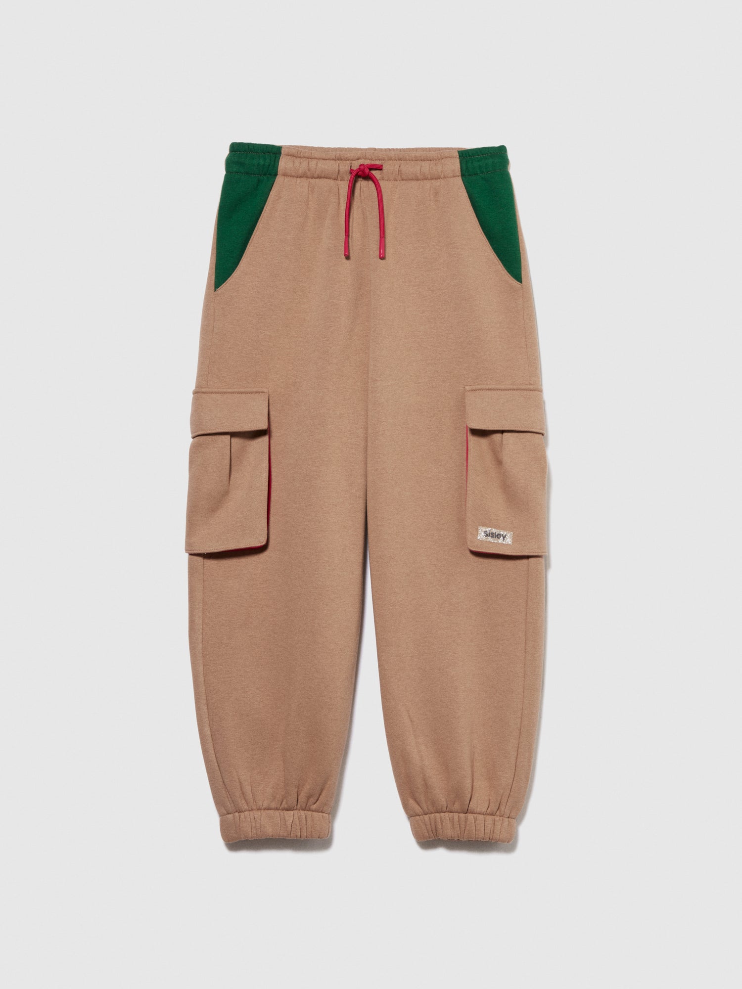 Cargo in felpa da bambina cammello | Sisley young Outlet