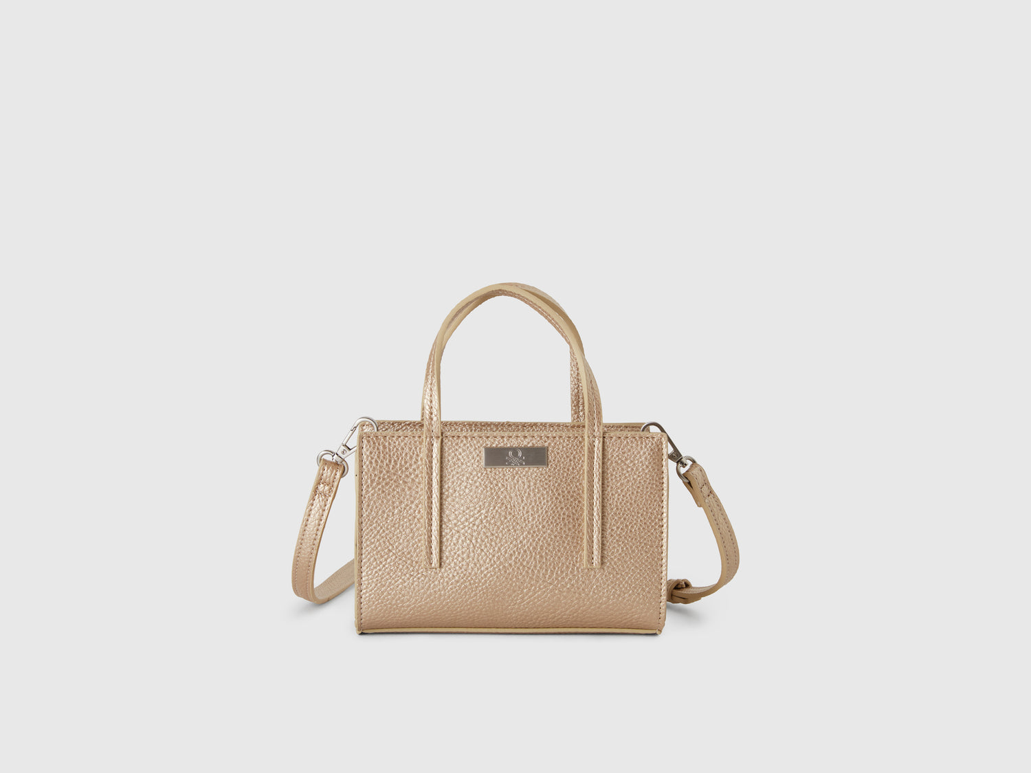 Borsa piccola rettangolare da donna beige | Benetton Outlet
