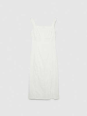 Vestito aderente con spacco