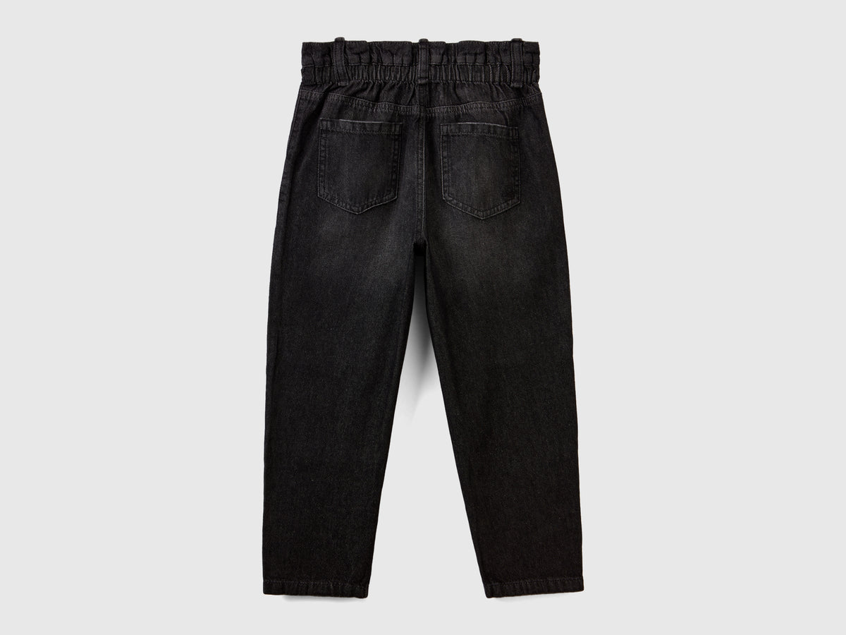 Jeans paperbag 100% cotone