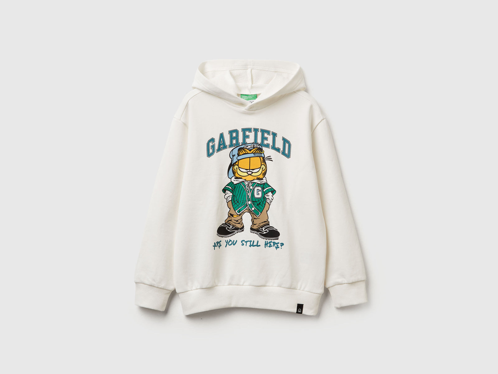 Felpa Garfield ©2025 by Paws, Inc. da bambino bianco panna | Benetton Outlet