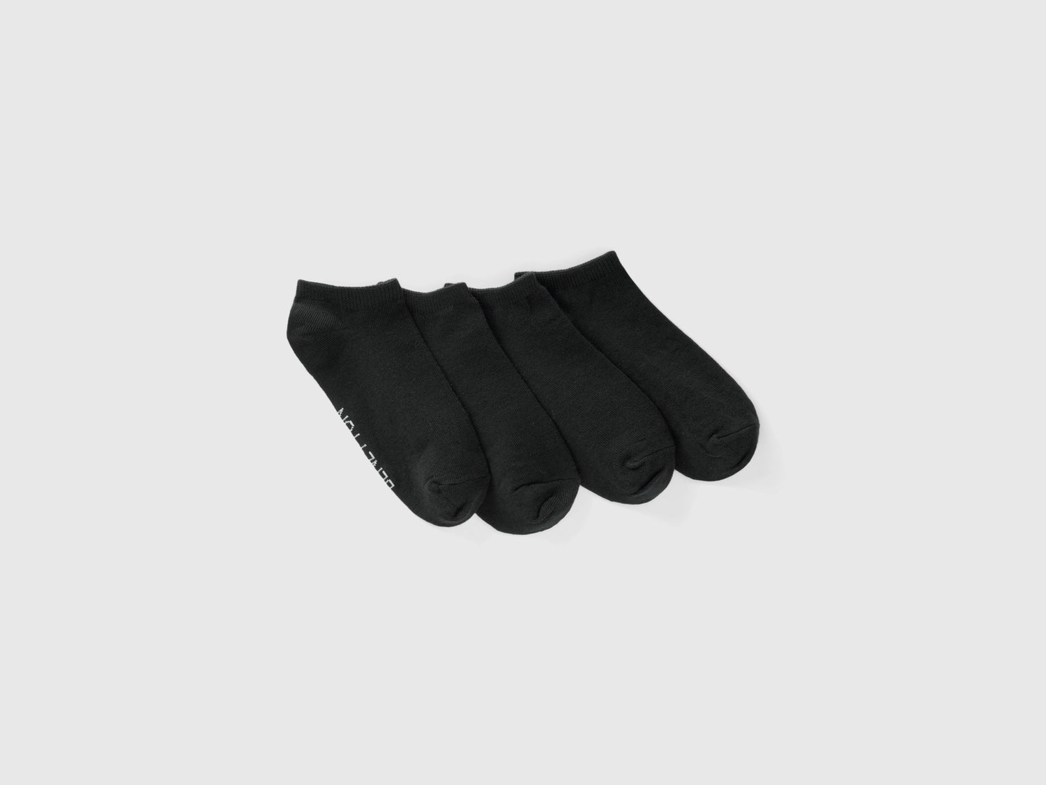 Set di calzini cortissimi da bambino nero | Benetton Outlet