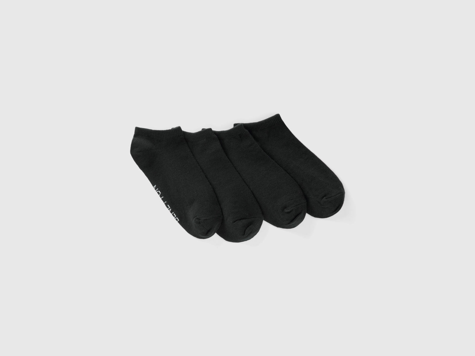 Set di calzini cortissimi da bambino nero | Benetton Outlet