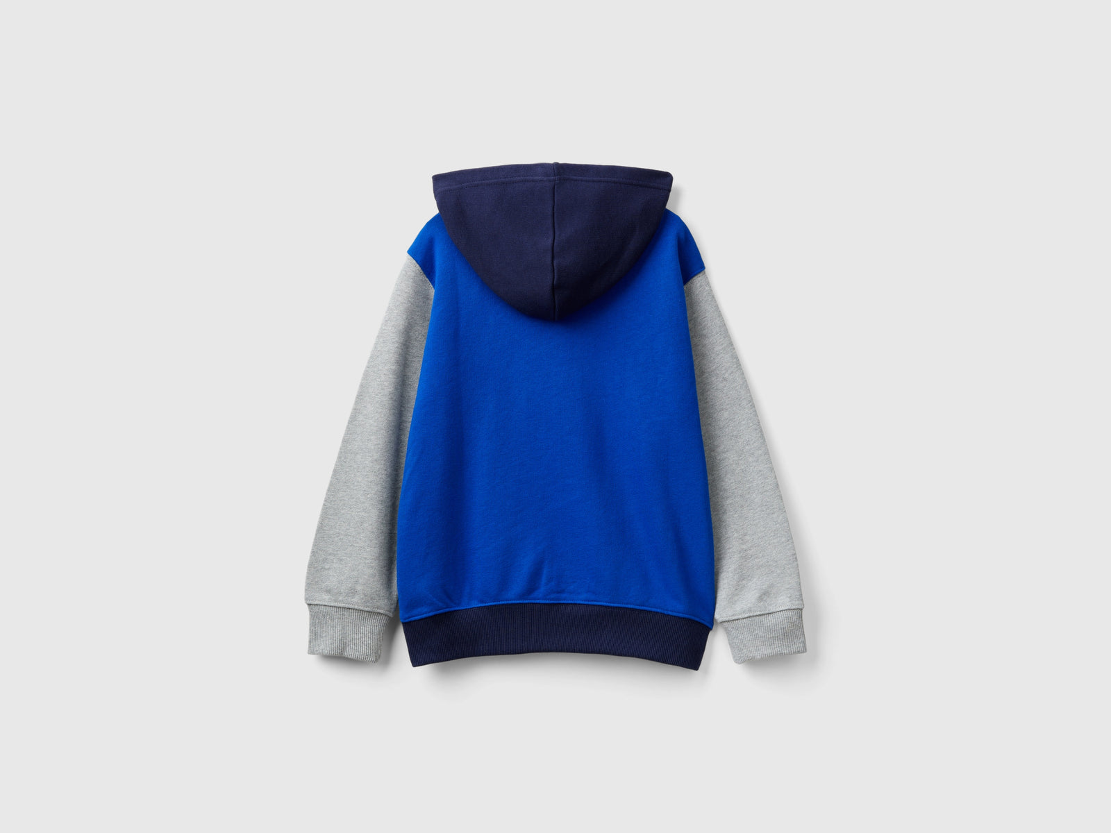 Felpa con zip e ricamo logo da bambino multi-color 2 | Benetton Outlet