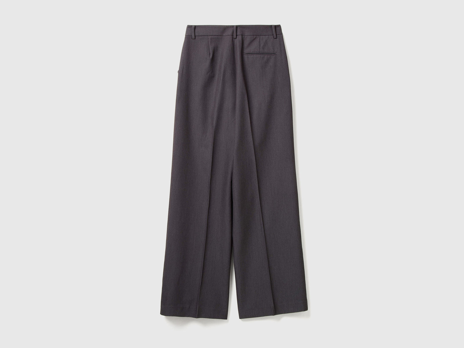 Pantaloni ampi fluidi da donna grigio scuro 2 | Benetton Outlet