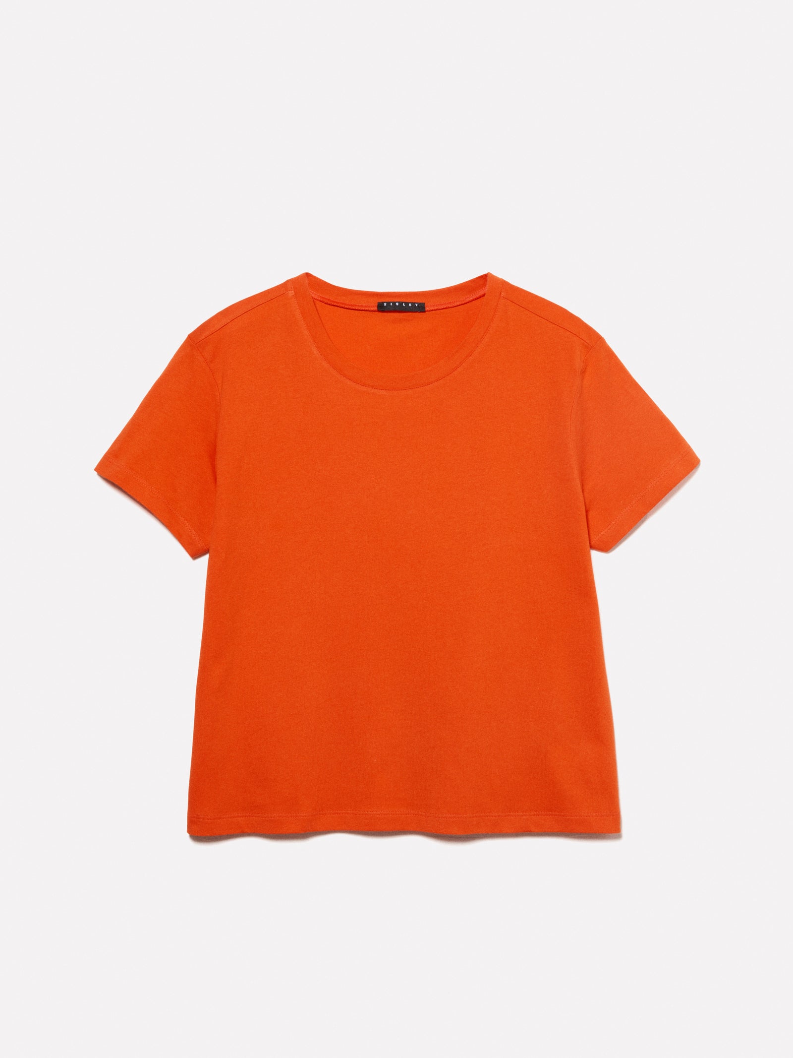 T-shirt boxy fit da donna arancione | Sisley Outlet